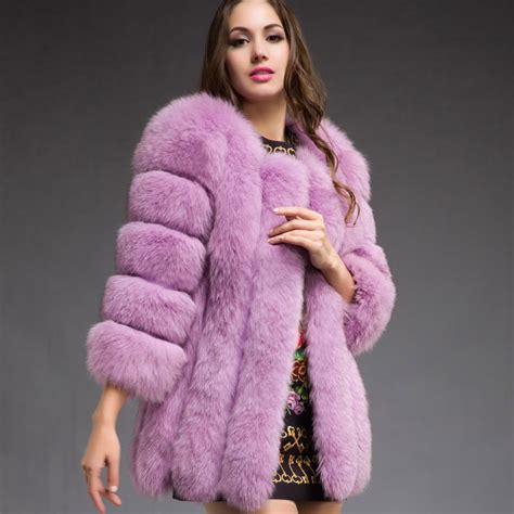 Real Fur Jacket Woman Genuine Fox Fur Coat For Womens Natural Furs