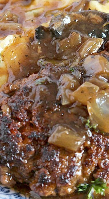 Fresh ground beef, caramelized onions, and rich brown gravy make this one more delicious item to serve to your family and friends. The Very Best Salisbury Steak | Recipe | Best salisbury ...