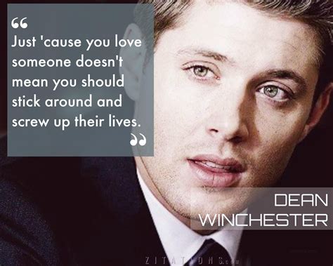 Dean Winchester Quote Dean Winchester Quotes Supernatural Quotes