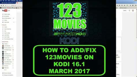 March 2017 How To Install And Fix 123movies On Kodi 161 Mucky Duck