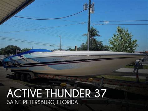 2001 Active Thunder 37 Custom Power Boats High Performance Boats For