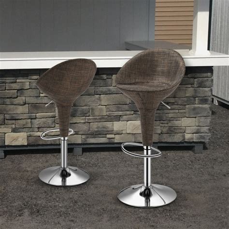 Wickerrattan Swivel Bar Stools Ideas On Foter