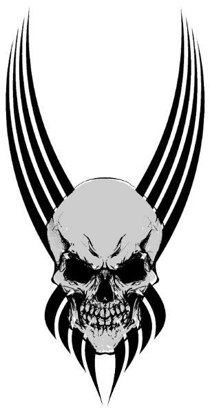 Tribal wars 2 tribe sleeve tattoo, tribal dragon transparent background png clipart. Transparent Png Background Tribal Skull Tattoos Hd #30737 ...