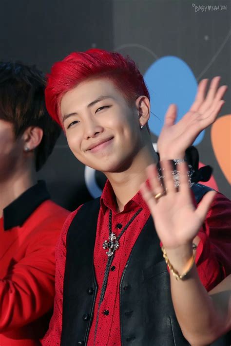 Namjoon With Red Hair Is My Reason For Living Cabelo Vermelho