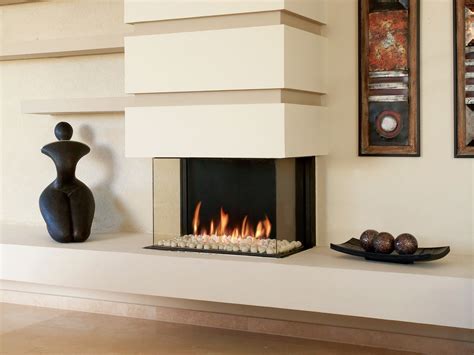 Gas 3 Sided Built In Fireplace Panorama 75 By British Fires Modern Fireplace Fireplace Gas