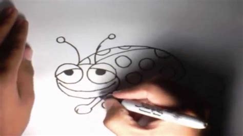 Como Dibujar Una Mariquita L How To Draw A Ladybug Coccinellidae Youtube