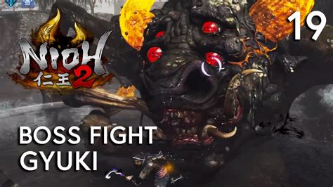 Nioh 2 Gameplay Walkthrough Part 19 Gyuki Boss Fight Ps4 Pro Action