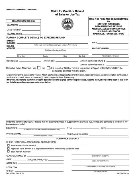 Sales and use tax applications. Sales and use tax tn - Fill Out and Sign Printable PDF Template | signNow