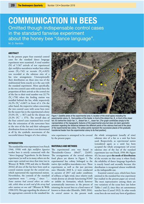 pdf communication in bees omitted though indispensable control cases in the standard fanwise
