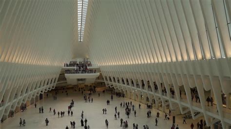 New York City Manhattan Interior Oculus World Trade Center Path