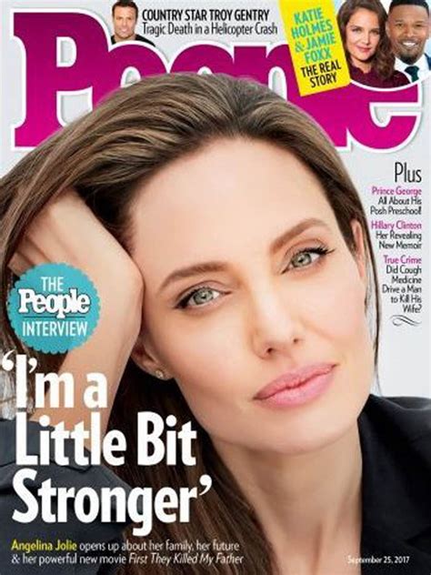 Angelina Jolie Covers People Magazine Says Shes A Little Bit Stronger