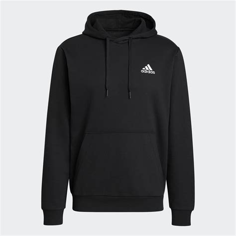 Adidas Essentials Fleece Hoodie Black Adidas Lk