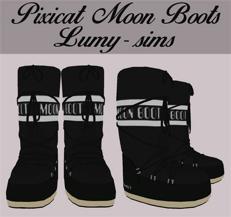 Lumy Sims Pixicat Moon Boots 15 Swatches Emily Cc Finds