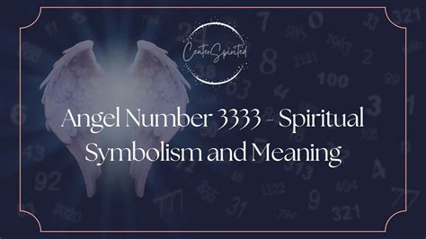 Angel Number 3333 Spiritual Symbolism And Meaning