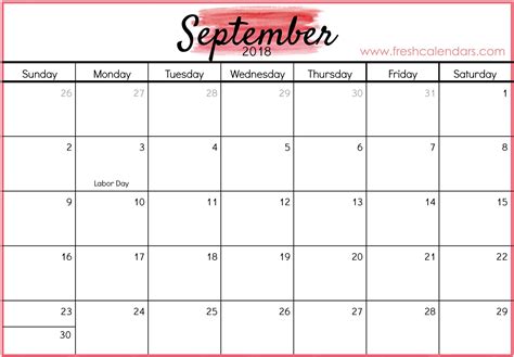 Editable September Printable Calendar Printable Blank Calendar Images