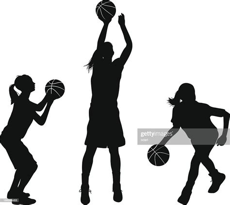 Joueurs De Basketball Féminin Illustration Getty Images