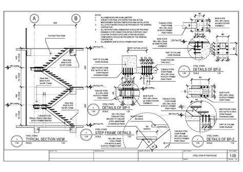 Steel Stair Cad Files Dwg Files Plans And Details
