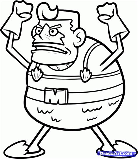 Free printable coloring pages for kids and adults. Cartoon Characters Spongebob - Coloring Home