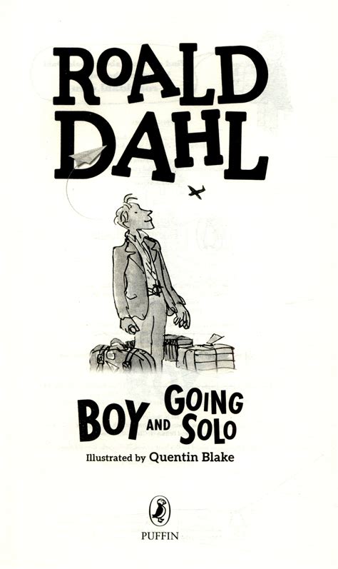 Boy And Going Solo By Dahl Roald 9780141365541 Brownsbfs
