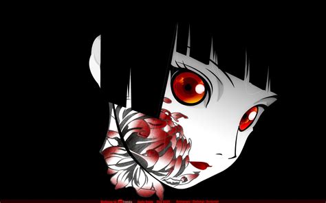 970065 Jigoku Shoujo Lamp Blonde Dark Hair Window Enma Ai Anime