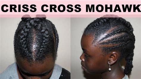 A few braided styles are easy to copy, and this french braided maiden is only one of them! Quick and Easy Natural Hair Kids Teen Mohawk Hairstyle ...
