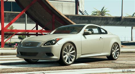 Its ipod integration works well, and live traffic reporting and a music server are available with the navigation option. 2008 Infiniti G37 Coupe Sport for GTA 5