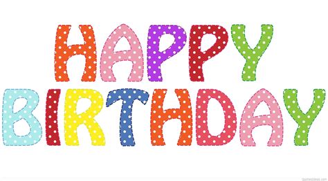 Colorful Happy Birthday Png Image With Transparent Background Png Arts