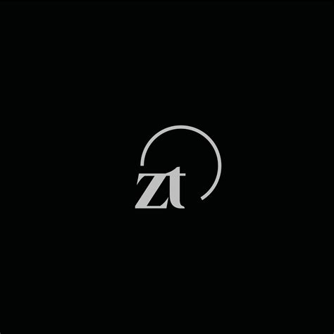 Zt Initials Logo Monogram 8257399 Vector Art At Vecteezy