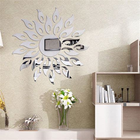48 Off Diy Sun Mirror Wall Stickers For Wall Decor Rosegal
