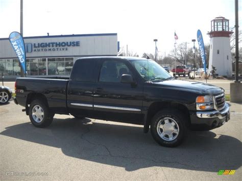 2006 Onyx Black Gmc Sierra 1500 Z71 Extended Cab 4x4 27449731