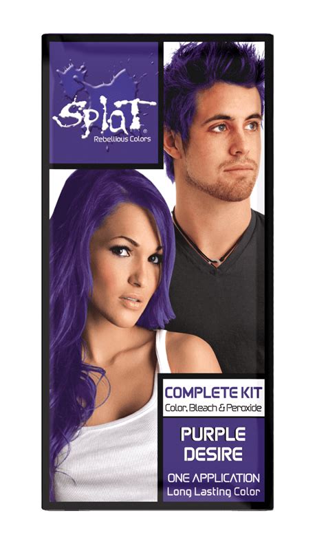 Splat Purple Desire Hair Color Kit Semi Permanent Dye