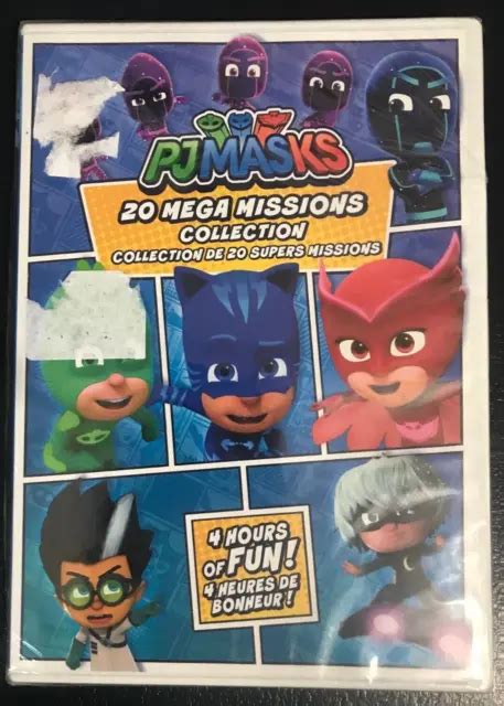 Pj Masks 20 Mega Missions Collection Dvd 2020 Brand New Sealed 13