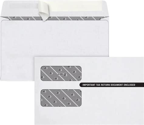 Tops 2 Up 1099 Envelopes For 1099 Misc 1099 R 1099 Int