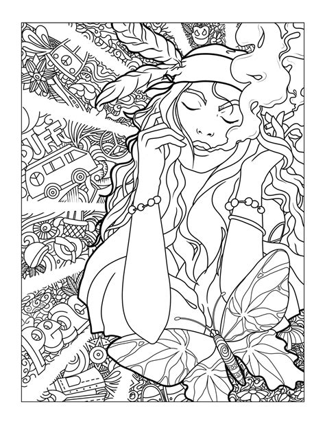 Free Printable Stoner Coloring Pages Printable Templates