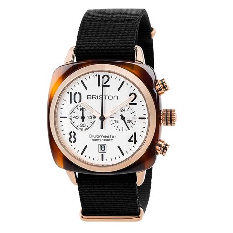 Clubmaster Classic Acetate Gold Briston Watches