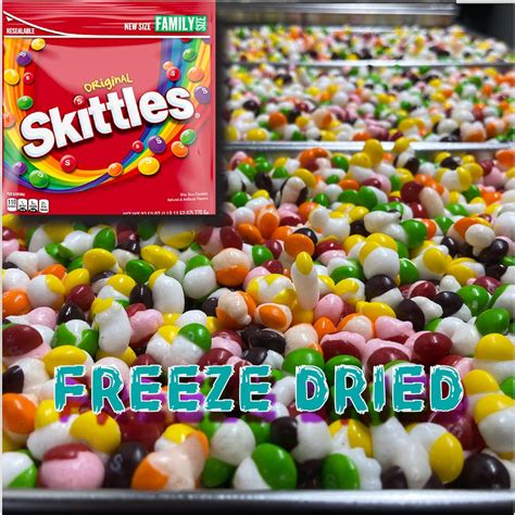 Freeze Dried Candy Skittles Delicious Original Flavor This Etsy