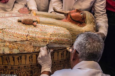 Archaeologists Find Trove Of 30 Ornately Decorated Ancient Wooden