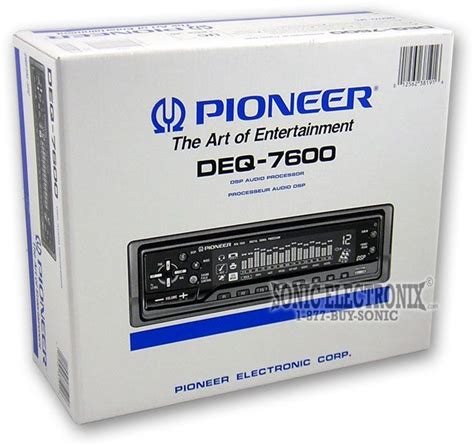 Pioneer Deq 7600 Deq7600 15 Band Digital Equalizer With Dsp