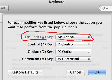 Macos Change Caps Lock Key To Fn Key Ask Different