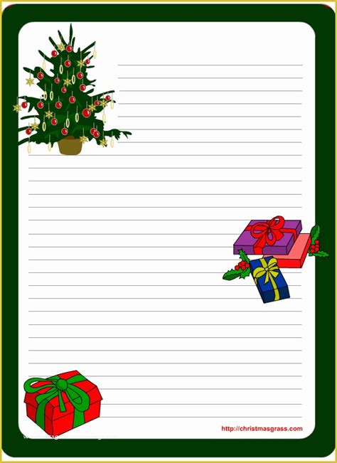 Christmas Newsletter Templates Free Printable Of Printable Stationery