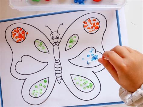 Actividades Para Niños Tecnicas De Coloreado Con Pinturas Acrilicas