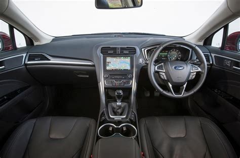 The ford mondeo's interior is smart, but not especially stylish. Ford Mondeo Hatch | Private Fleet