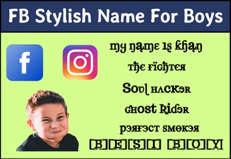 In this example, i'm creating a name for a boutique business that conveys quality, elegance and fashionable. FB Stylish Name For Boys 2020 Latest - Crazy TechGo