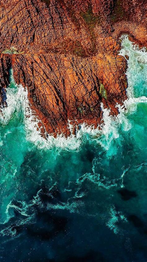 Iphone Wallpaper Ocean Waves Con Imágenes Fondo De