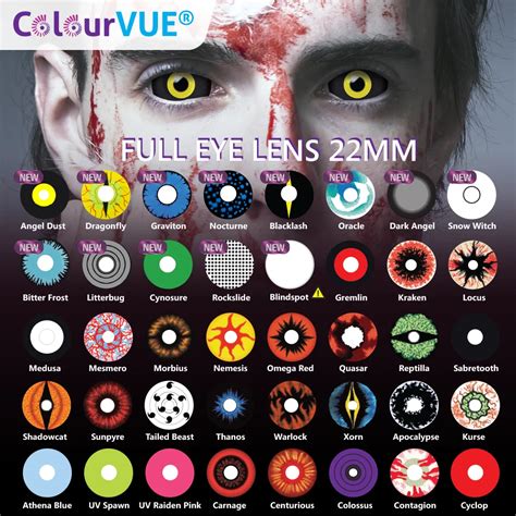 Colourvue Sclera Lens No 1 World Leading Crazy Lens Worldwide Uk Certified 2mm Black Full Eyes