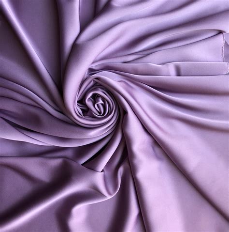 Light Amethyst Silk Satin Fabric By The Yard Lingerie And Etsy