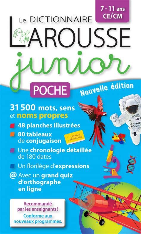 Dictionnaire Larousse Junior Format De Poche Français 7 11 Ans Cecm