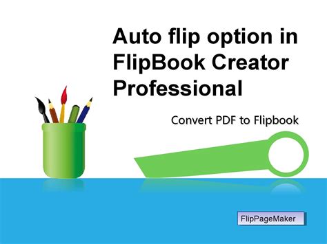 Auto flip option in FlipBook Creator Professional by page flippdf - Issuu