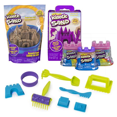 Kinetic Sand Variety Pack With Over 4lbs All Natural Kinetic Sand And