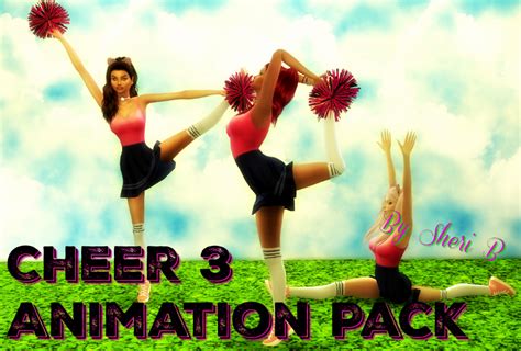 Sims 4 Cheer 3 Animation Pose Pack Sherib143 On Patreon Sims 4 Cc